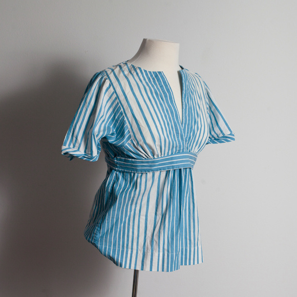 BCBGMaxAzria Striped Top M - Picture 1 of 6
